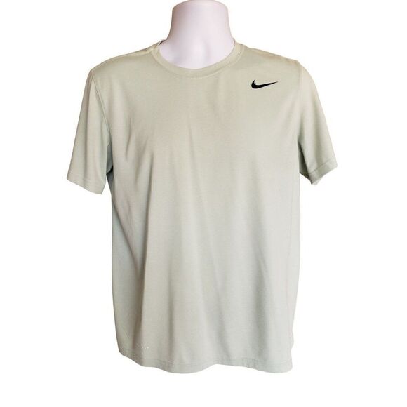 Nike Men's Dri-Fit Training Tee Light Green T-shirt Medium NWOT - Picture 4 of 7
